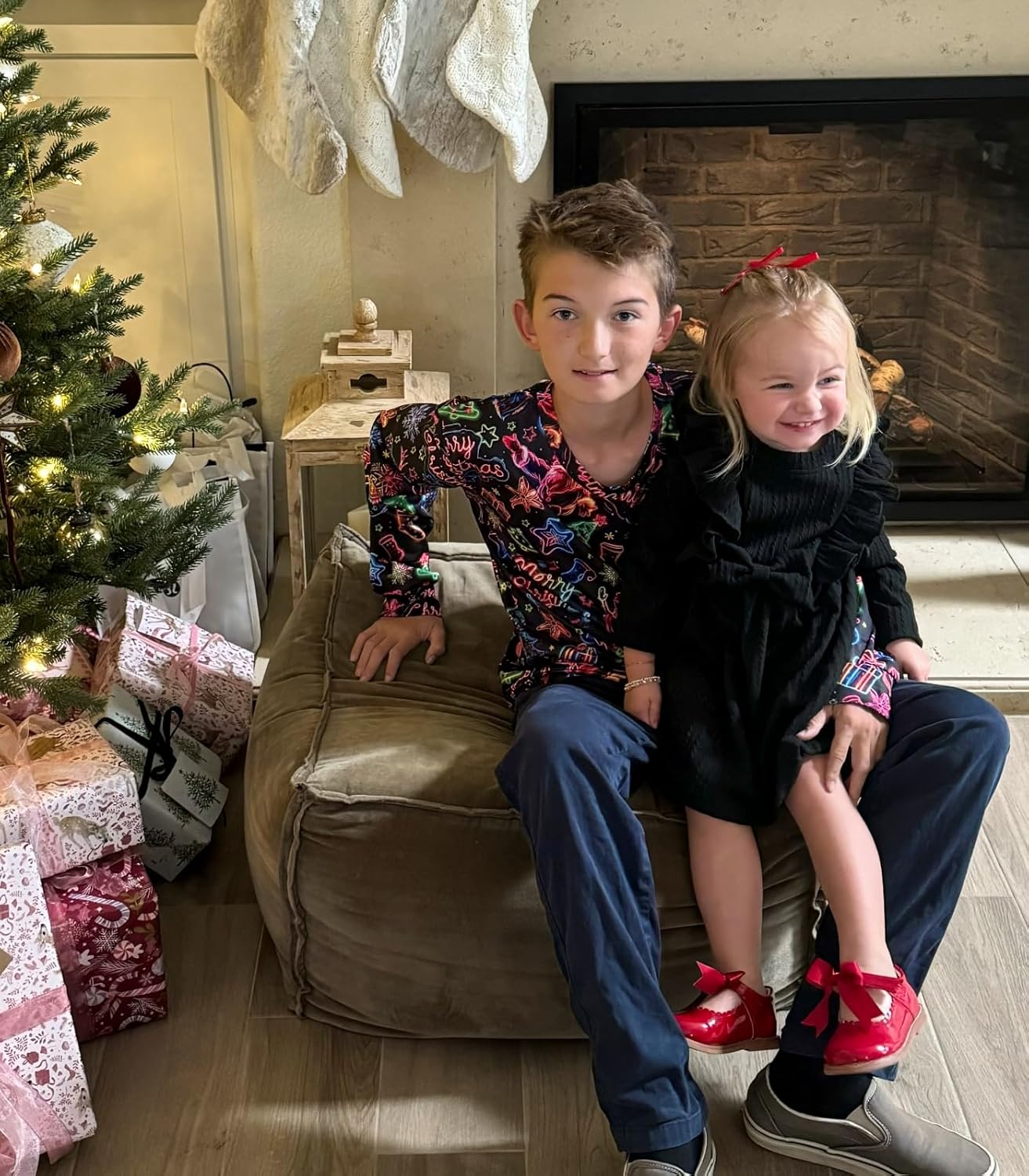 Girls Long Sleeve Ruffle Dresses Solid Ribbed Knit Fall Winter Dress for Toddler Casual Bowknot Dresses 2-6 Years - Image 5