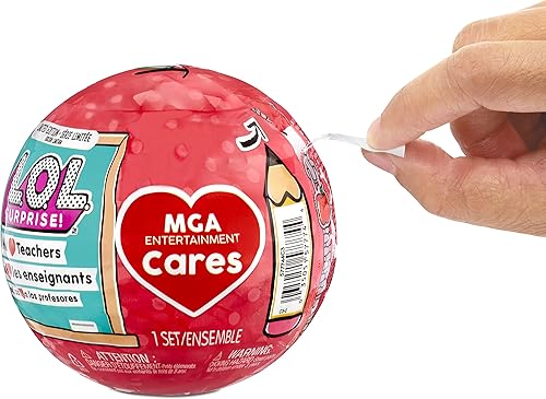 Miniatura 3 de L.O.L. Surprise! MGA Cares Coleccionable, 7+ Sorpresas Edición Limitada Muñeca de Apreciación para Maestros con Accesorios Temáticos Escolares,