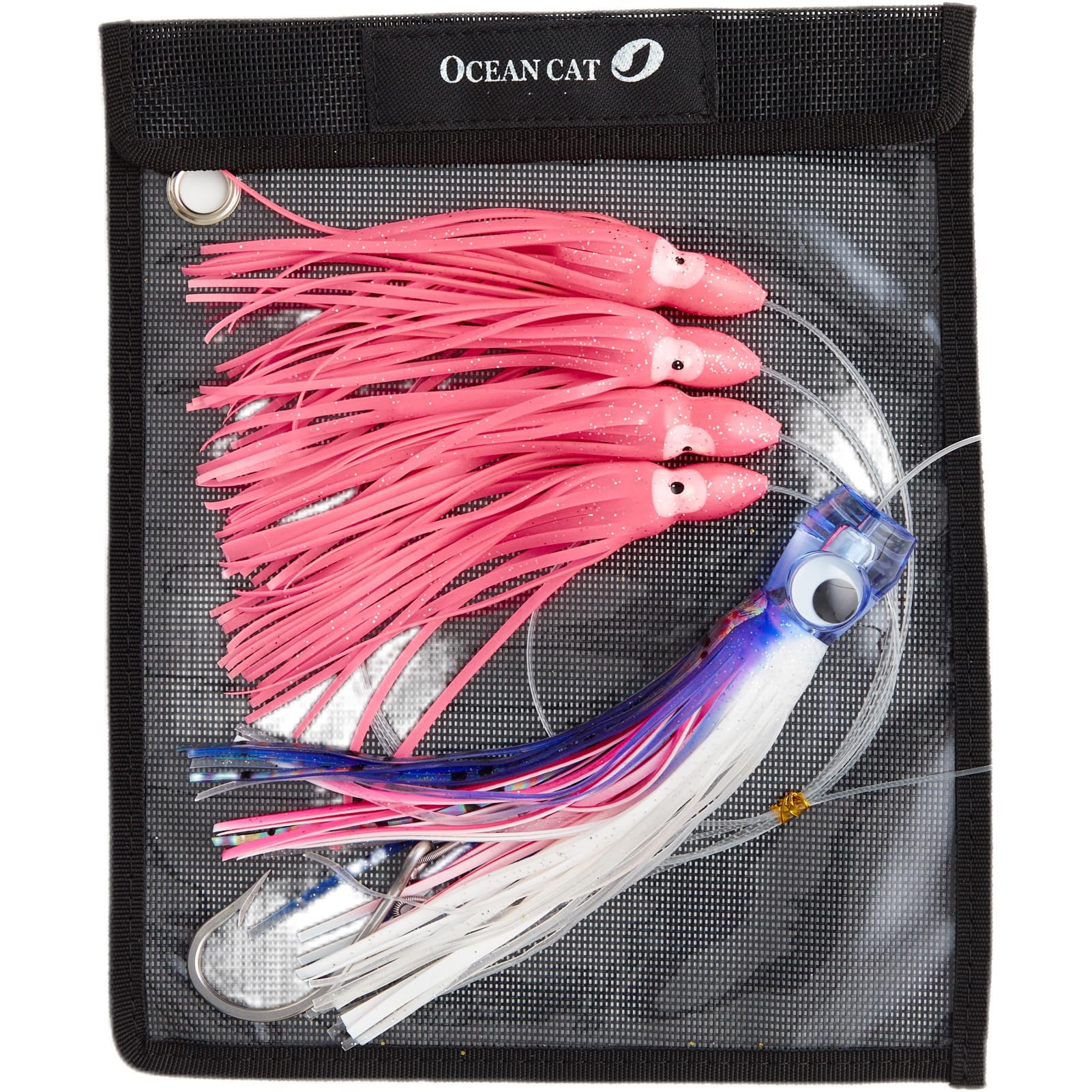 OCEAN CAT Saltwater Trolling Lures Bird Fishing Teaser for Saltwater Fishing Rigged with Hook for Wahoo Tuna Mahi Dolphin Sailfish Marlin