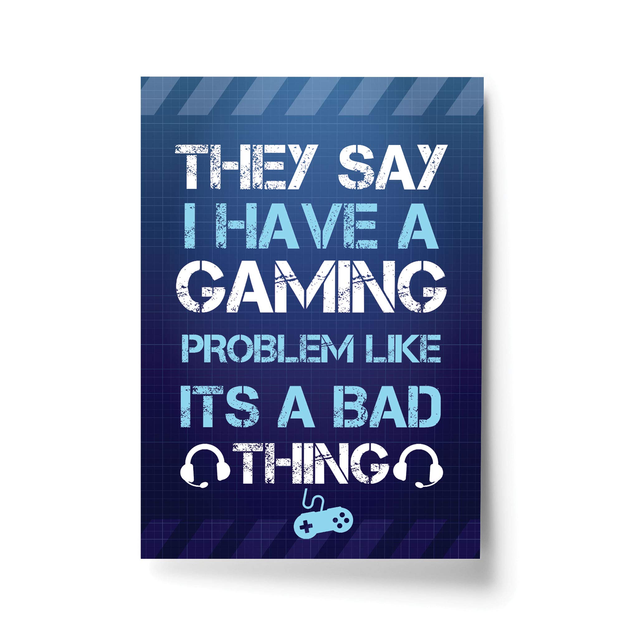 Gaming Print Wall Sign Print Boys Bedroom Decor Man Cave Gamer Gift For Son Brother
