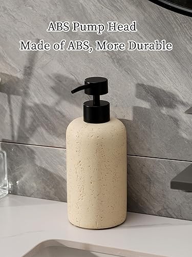 Miniatura 2 de Dispensadores de jabón de 11.5 fl oz 11 onzas, 2 tarros dispensadores de jabón de loción de champú para platos de mano, botellas de bomba de jabón