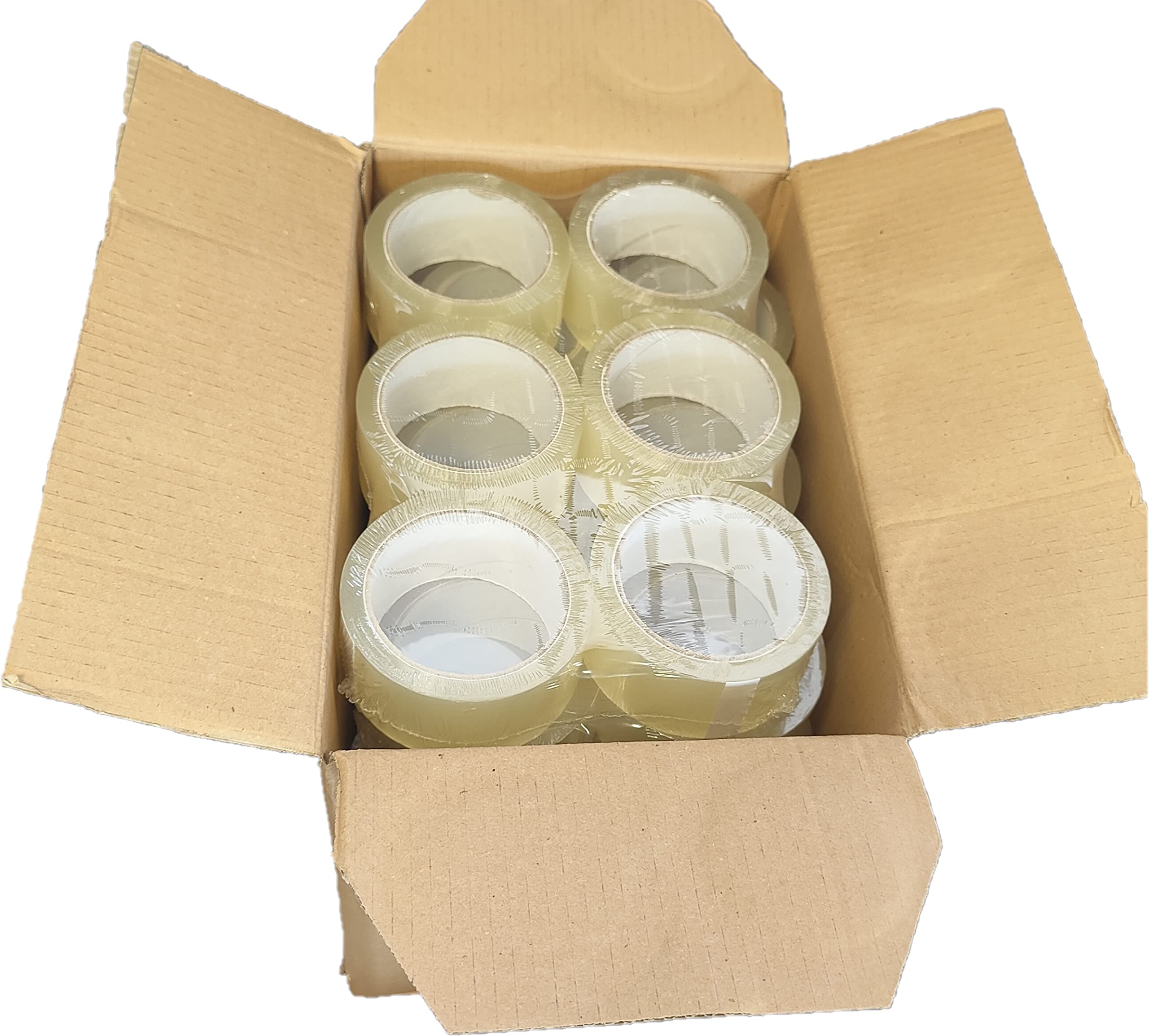 36 Rotoli Nastro Adesivo Imballaggio 48mmx66m - Trasparente A Svolgimento Silenzioso - Foto 8