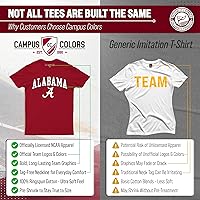 Vista 2 de Campus Colors NCAA - Camiseta de algodón para adulto, unisex, para el día del juego