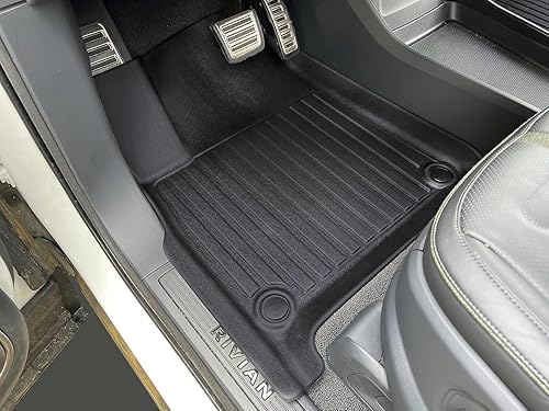 Miniatura 6 de LinerX - Para los modelos Rivian R1S 2022-2024 - Alfombrillas personalizadas para automóvil - Cobertura máxima, todo tipo de clima, medición láser -