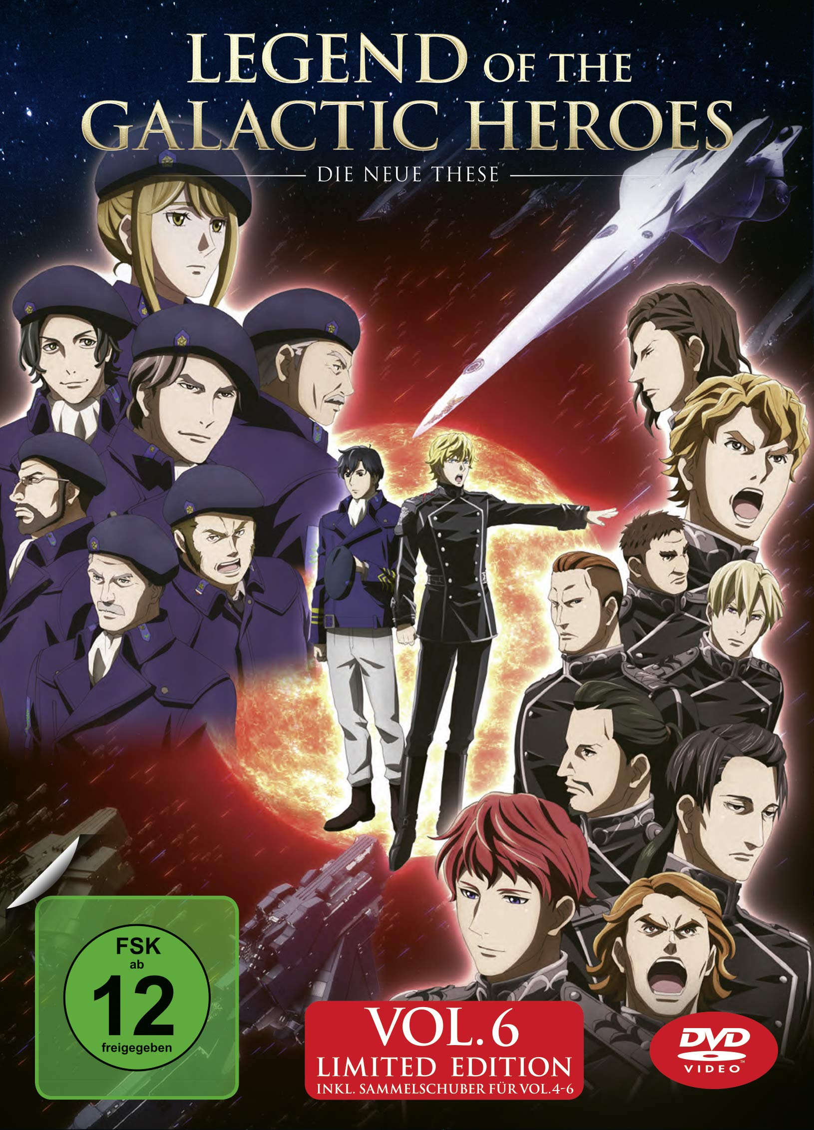 Legend of the Galactic Heroes Vol. 6 DVD el regalo ideal para fans de la saga
