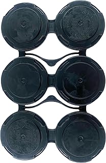 Bits N Things Snap Off Reusable Beer Can Holder/Carrier Pack | 100% Recycled Plastic | 12 oz. or 16 oz. Can | USA Made | Brewery Homebrewing Beverage Canner - Pack of 20 (Six Can)