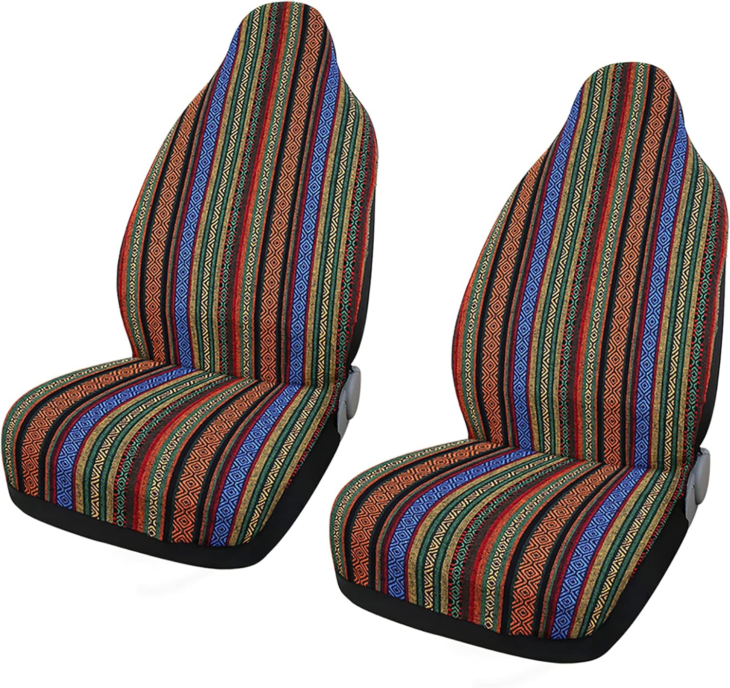 uxcell 7pcs Blanket Ethnic Style Bucket Seat Cover for Car Automotive