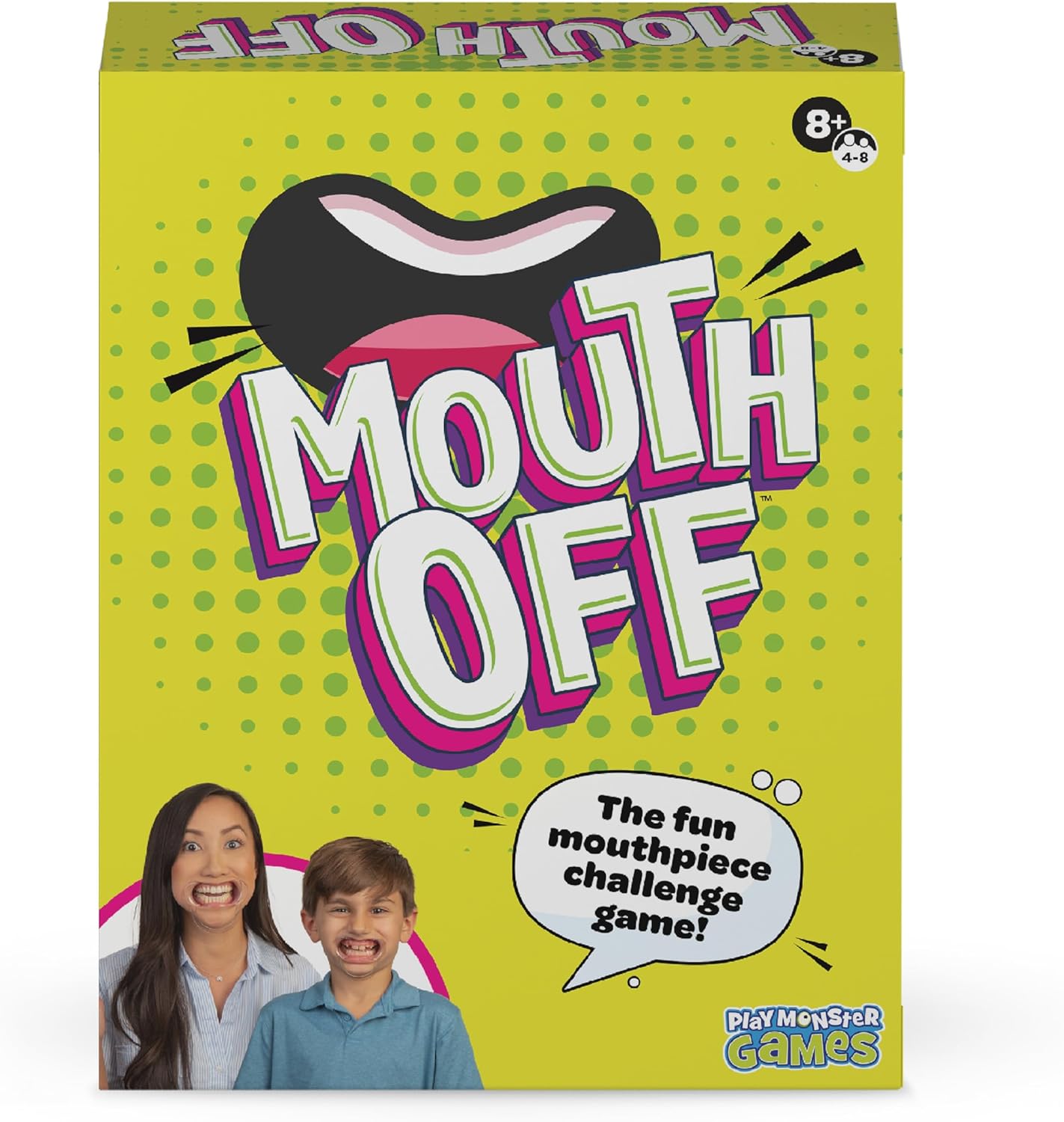 Mouth Off Card Game - Family Games for Kids and Adults, Guess The Phrase Before The Timer Runs Out, Family Game Night, 4-8 Players, Ages 8+