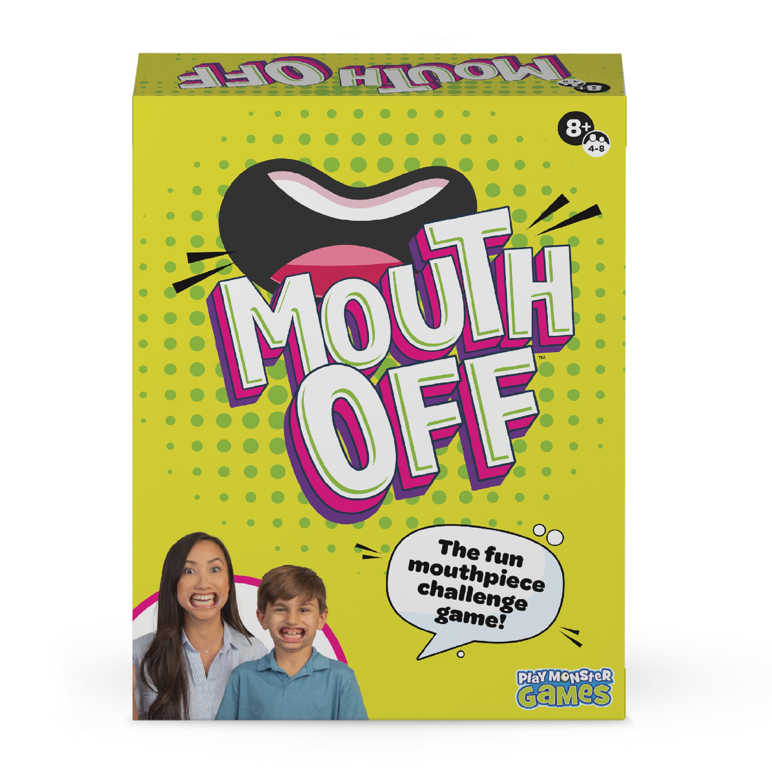 Mouth Off Card Game - Family Games for Kids and Adults, Guess The Phrase Before The Timer Runs Out, Family Game Night, 4-8 Players, Ages 8+