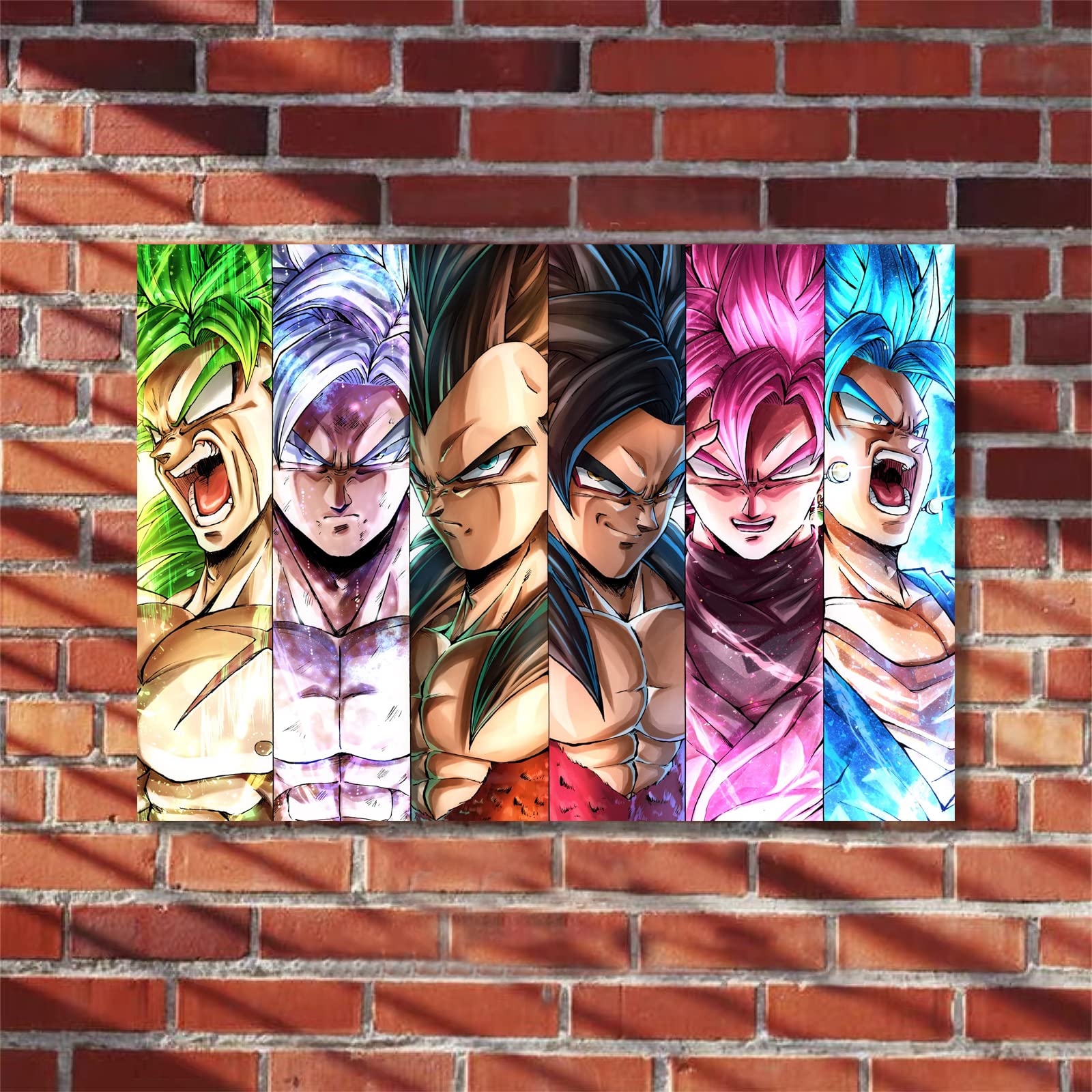 希少」ブロリー アニメキャンバスアート 希少」ブロリー アニメ