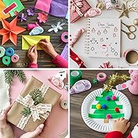 Vista 6 de Cinta de Doble Cara para Manualidades, Paquete de 6 Rodillos de Cinta Adhesiva, 26 Pies x 0.31 Pulgadas Cinta para Álbum de Recortes, Rodillo