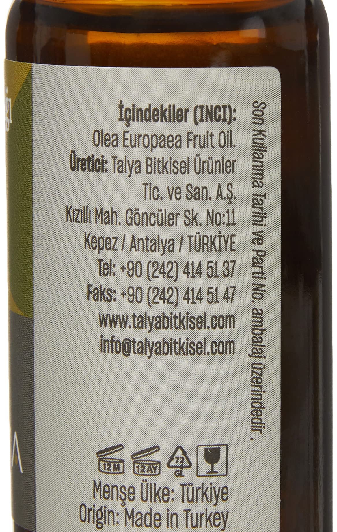 Talya Zeytin Yağı (50 ml) (2 paketi)