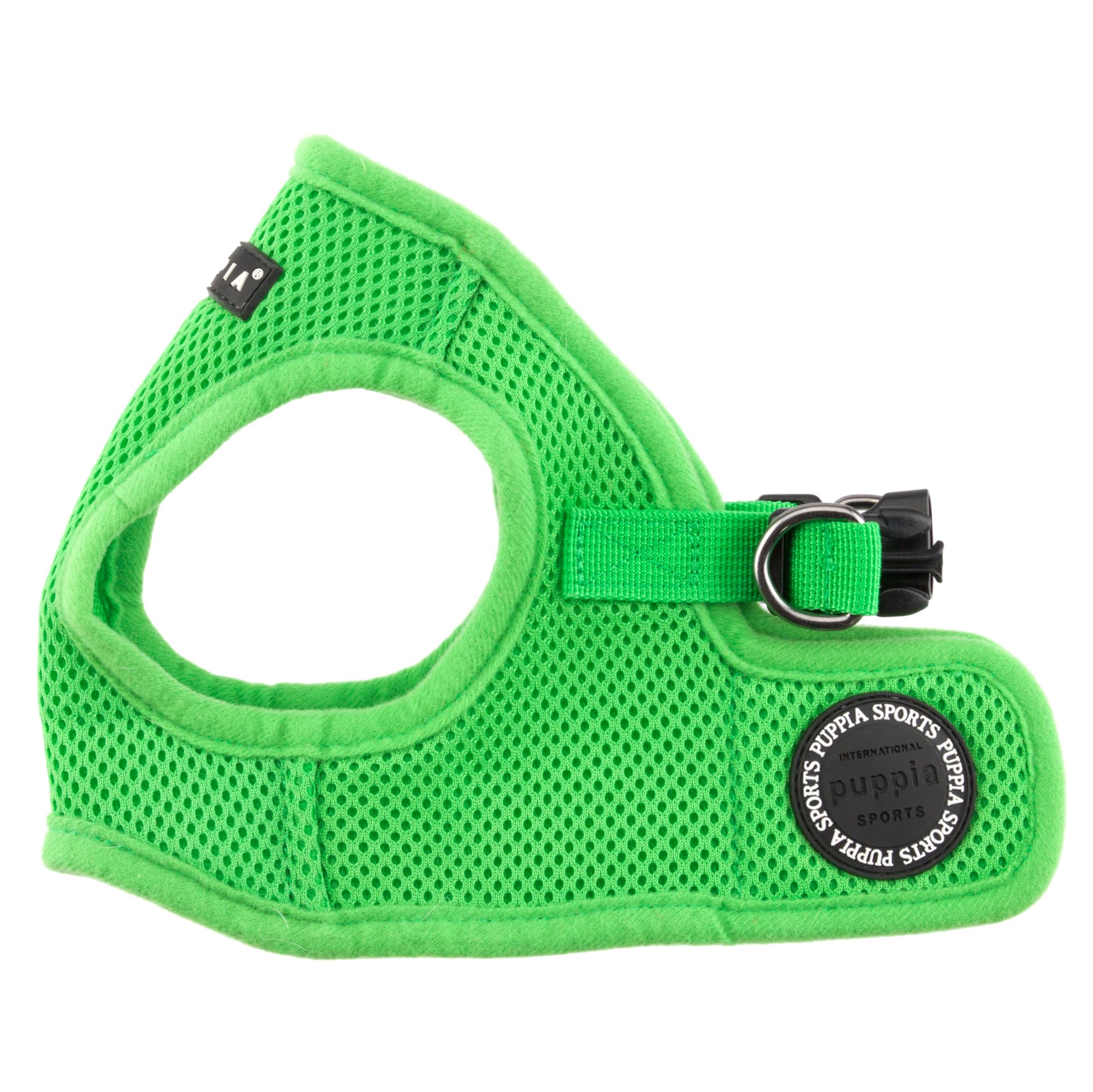 PUPPIA International Harness Soft B Vest, Large, Green