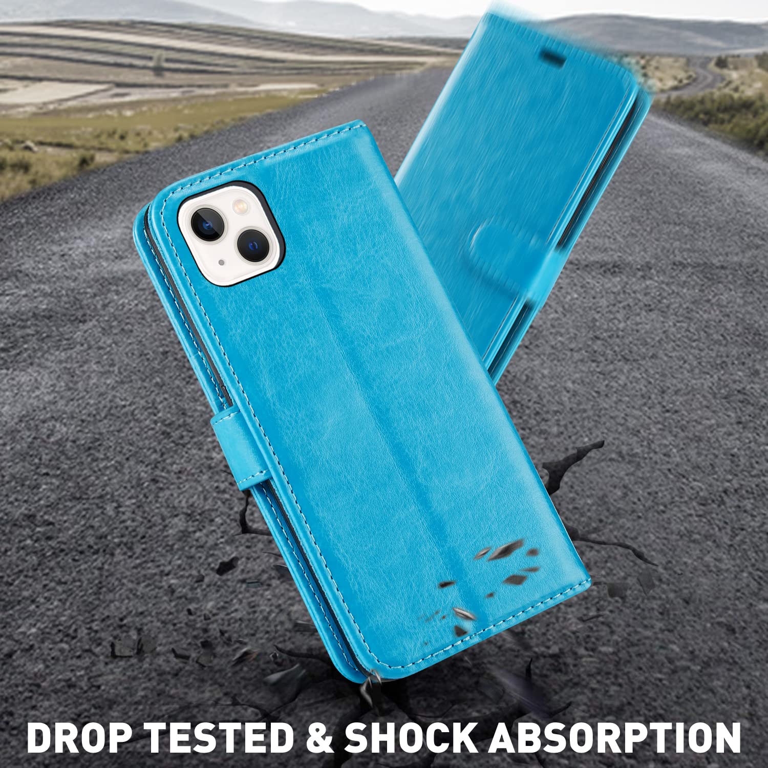 MONASAY Custodia A Portafoglio Compatibile Con IPhone