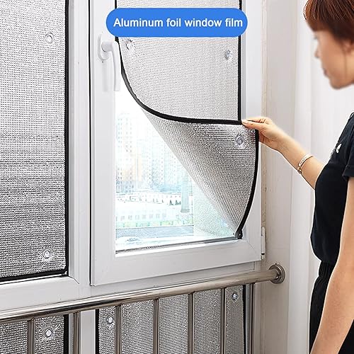 Miniatura 7 de Película aislante de película aluminizada, película opaca total para ventana con control de calor, antirreflejos, bloqueo solar, película
