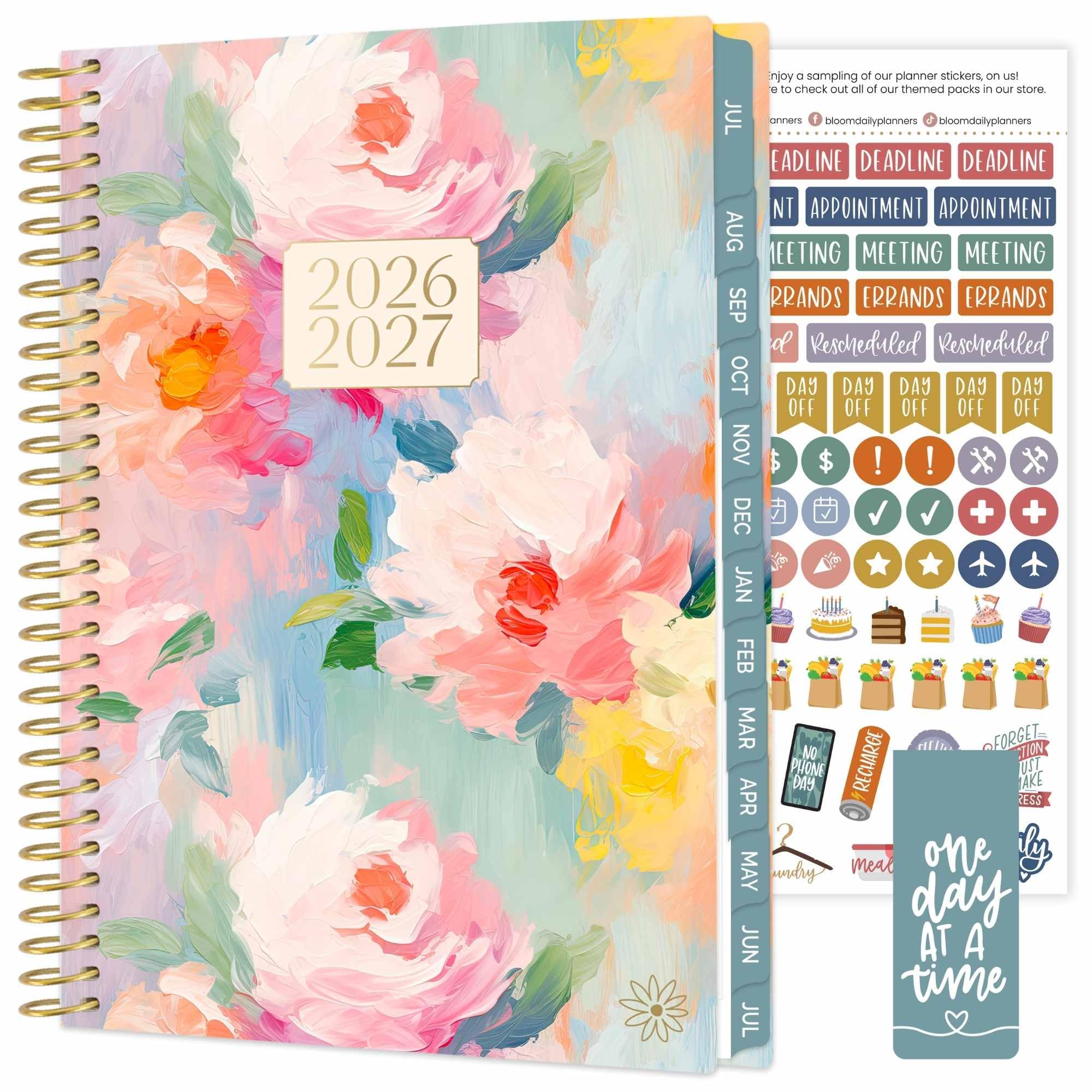 Bloom Daily Planners Painted Peonies