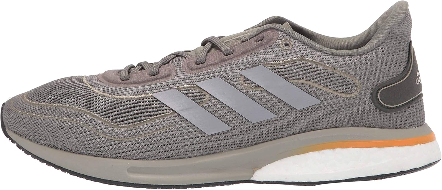 adidas Men's Supernova Running Shoe, Legacy Green/Iron Metallic/Feather Grey, 7.5