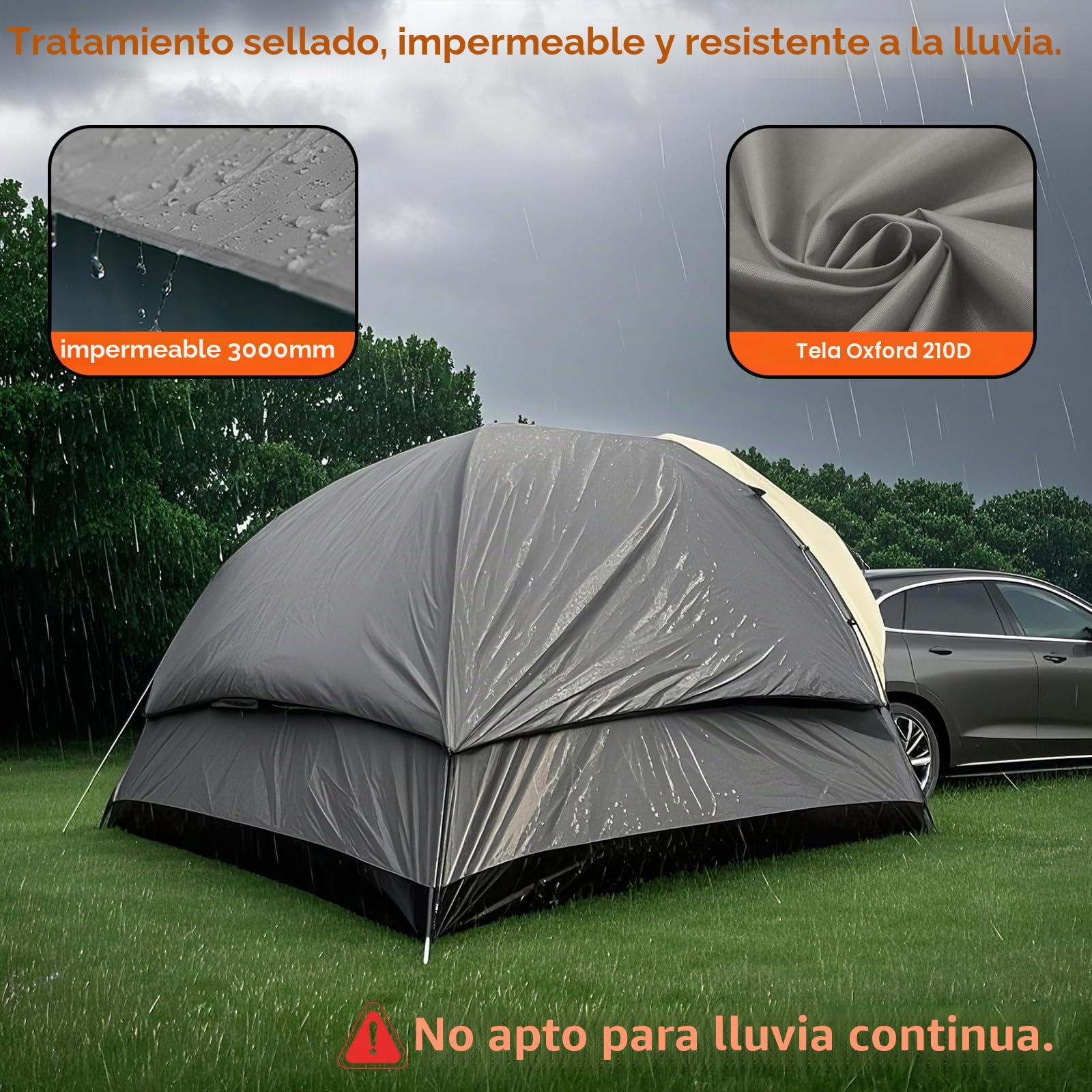 Tienda de campaña trasera para coche, aplicable a toldos de autobús, toldo con refuerzo, VW T5, VW T4, VW T6, toldo caravana T5 T6, accesorios de camping