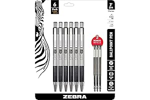 Zebra F-301 Ballpoint Stainless Steel Retractable Pen - Your Writing Companion for Precision and Durability