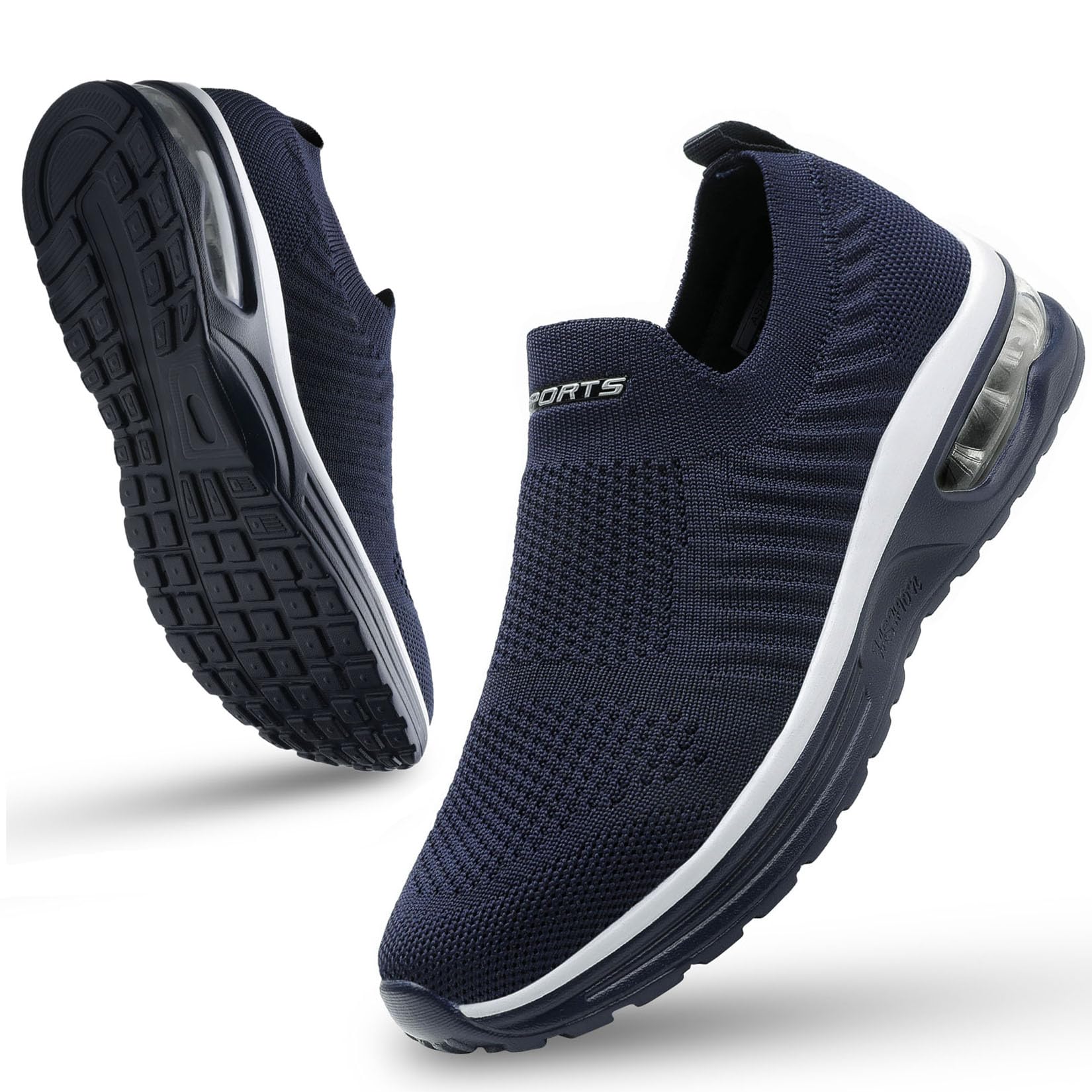 Littleplum Damen Slip On Sneakers Leicht Turnschuhe Bequem Atmungsaktiv Mesh Arch Support Damen Sportschuhe