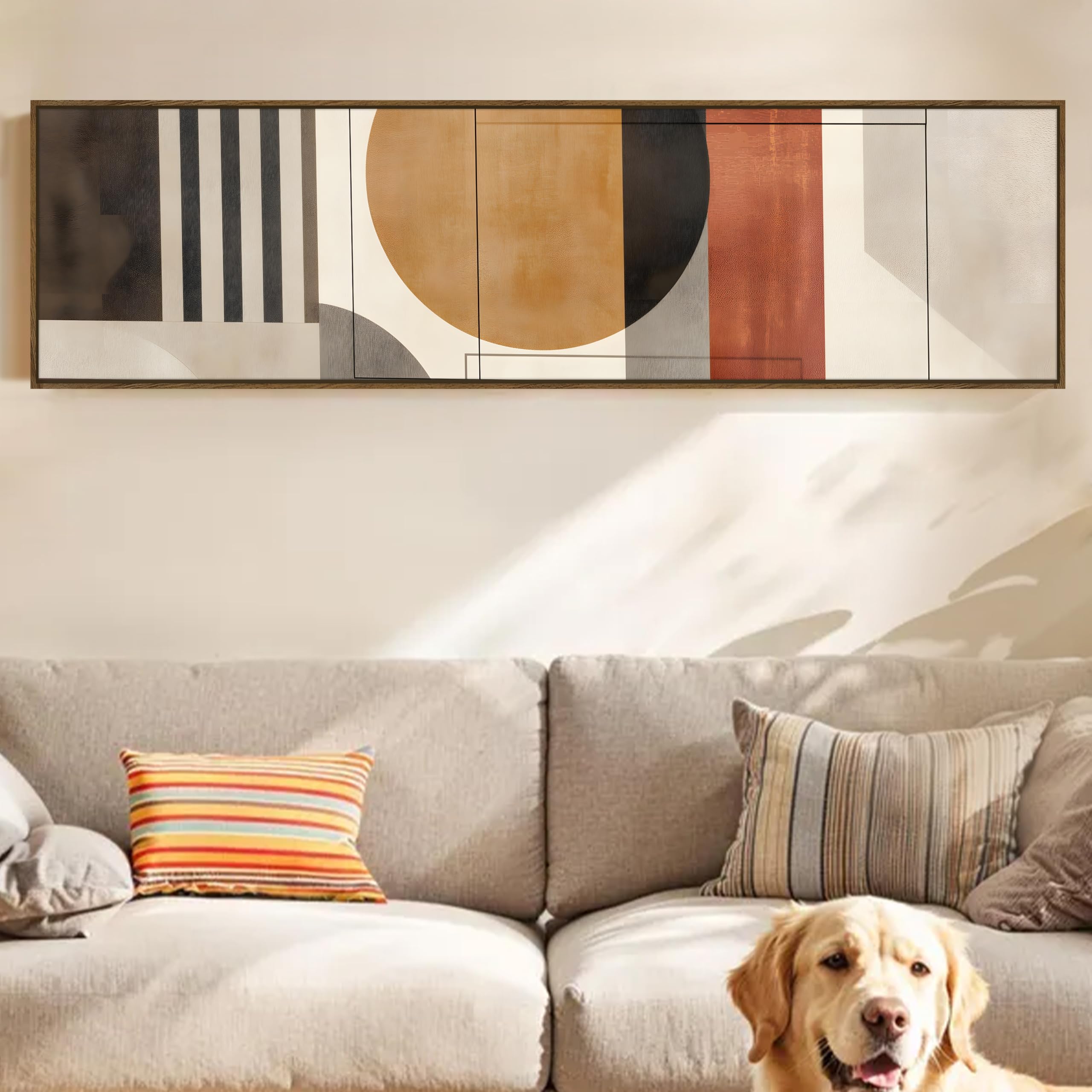 Abstract Geometric Circle Canvas Art -9