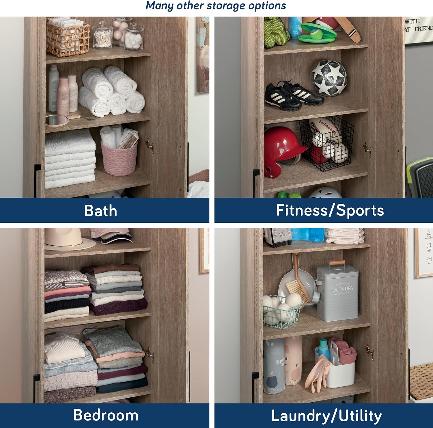 Multi-Purpose Storage Cabinet for Various Home Needs