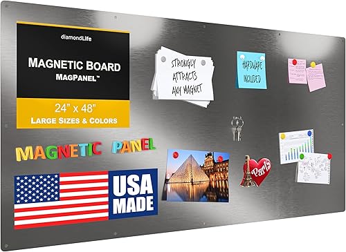 Tablero de pared magnético para la oficina y el hogar, tablero de anuncios grande, tablero magnético - 3 acabados incluidos Pizarra blanca