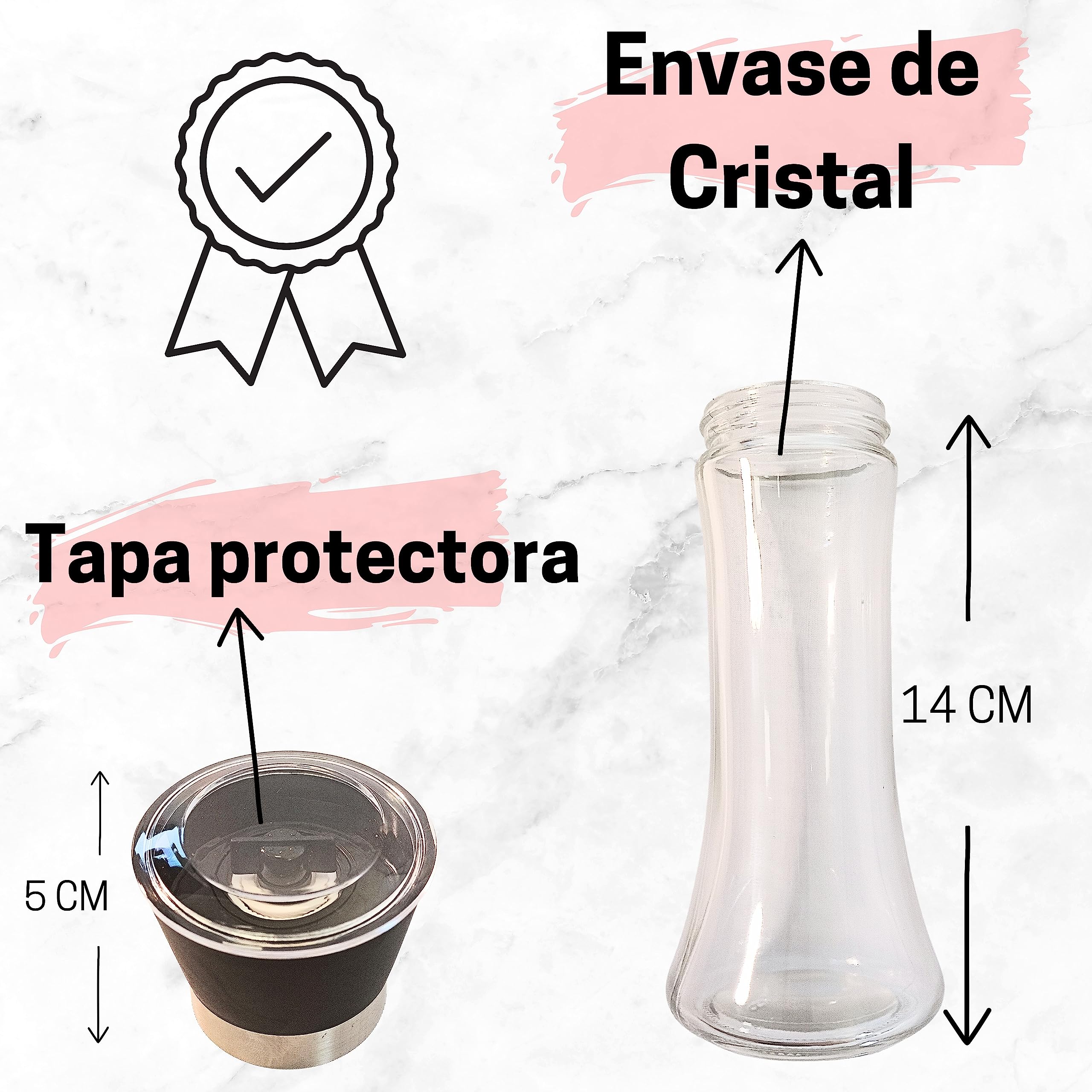 Sal Del Himalaya Negra -Kala Namak- En Molinillo. 100% Natural, Organico, Sin Aditivos, Sin Refinado. Para Sazonar Y Condimentar. (Sal Negra Del Himalaya) - 4