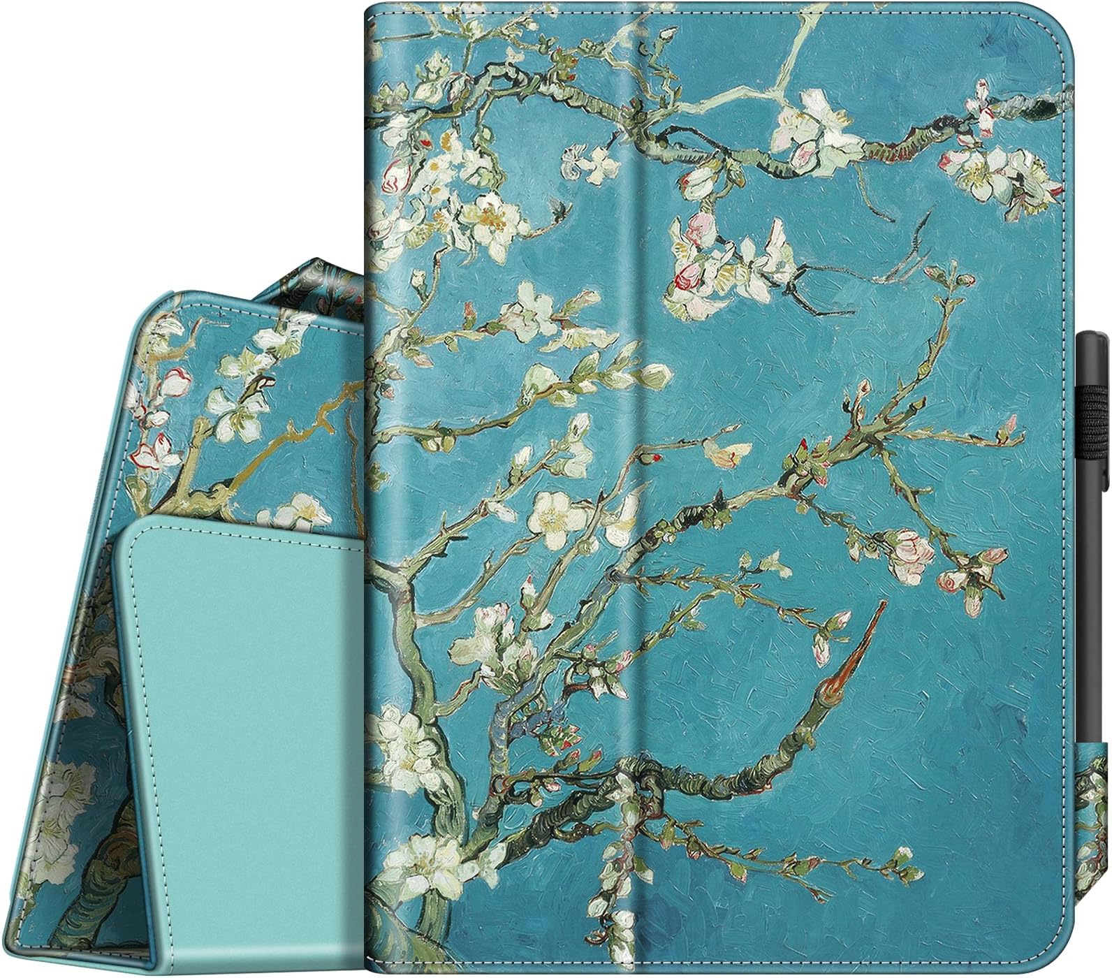 Fintie Folio Case for Samsung Galaxy Tab S3 9.7, [Corner Protection] Premium PU Leather Stand Cover with S Pen Protective Holder Auto Sleep/Wake for Tab S3 9.7 (SM-T820/T825/T827), Blossom