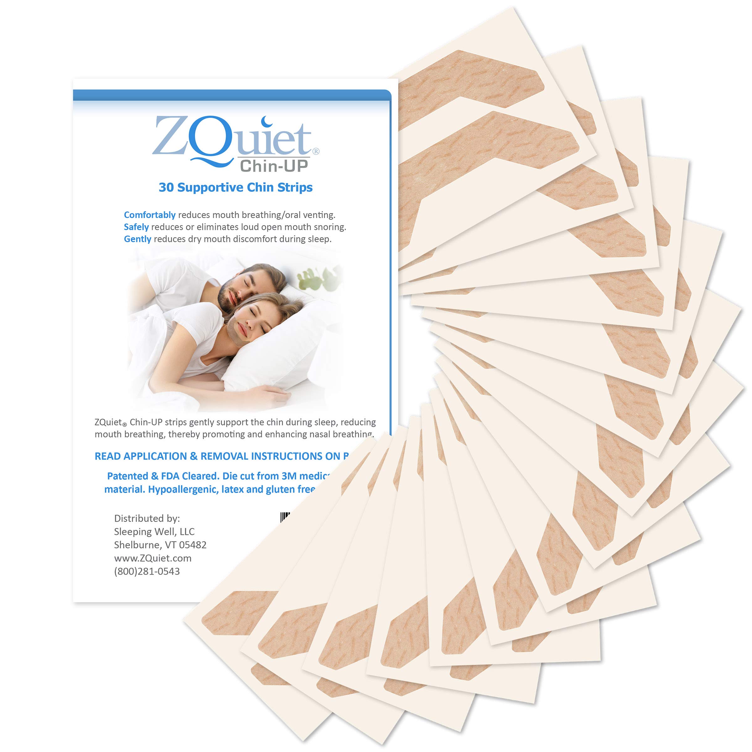 ZQuietChin-UP Anti-Snoring Chin Strips