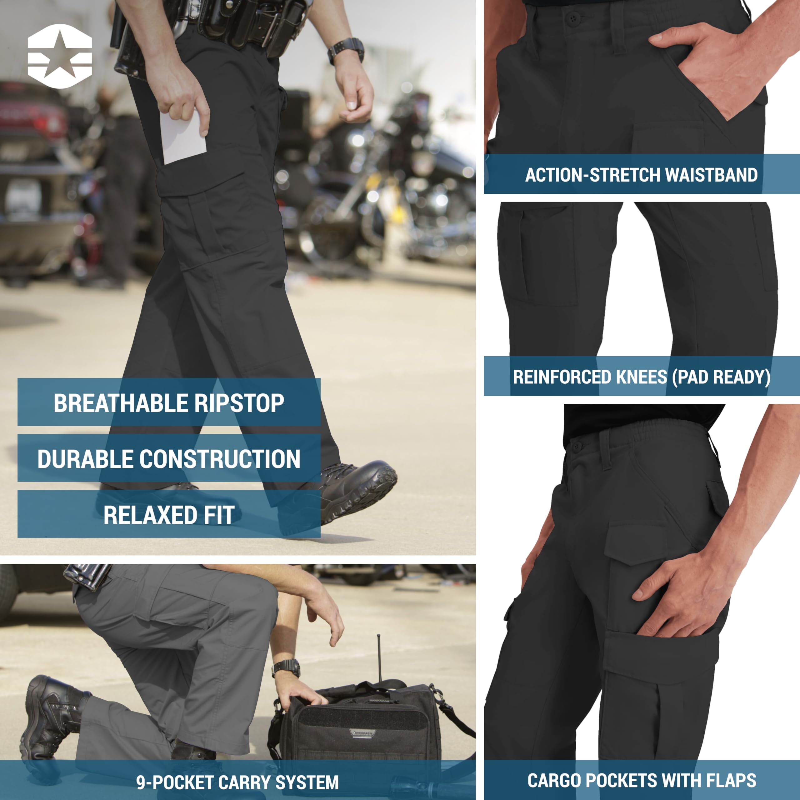 Propper - Pantalone Tattico Uniforme, Pantalone Uomo