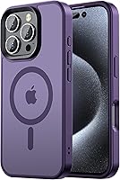 Vista 33 de Funda Magnética para iPhone Air Compatible con MagSafe Resistente a Caídas de 16 Pies Cubierta Trasera con Sensación de Piel Mate a Prueba de Golpes