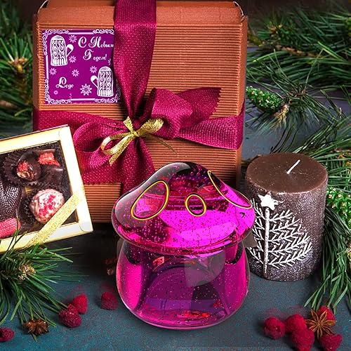 Miniatura 3 de Moldes de Tarro de Silicona de Resina Juome, Moldes de Tarros de Setas de Silicona con Tapa para Fundición de Resina Epoxy para Almacenamiento de