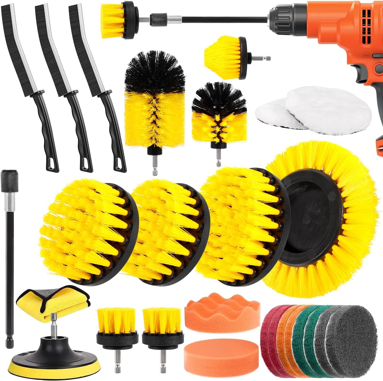 Scopa Per Pavimenti Per Finiture Effetto Ruvido Pettinato - Foto 3