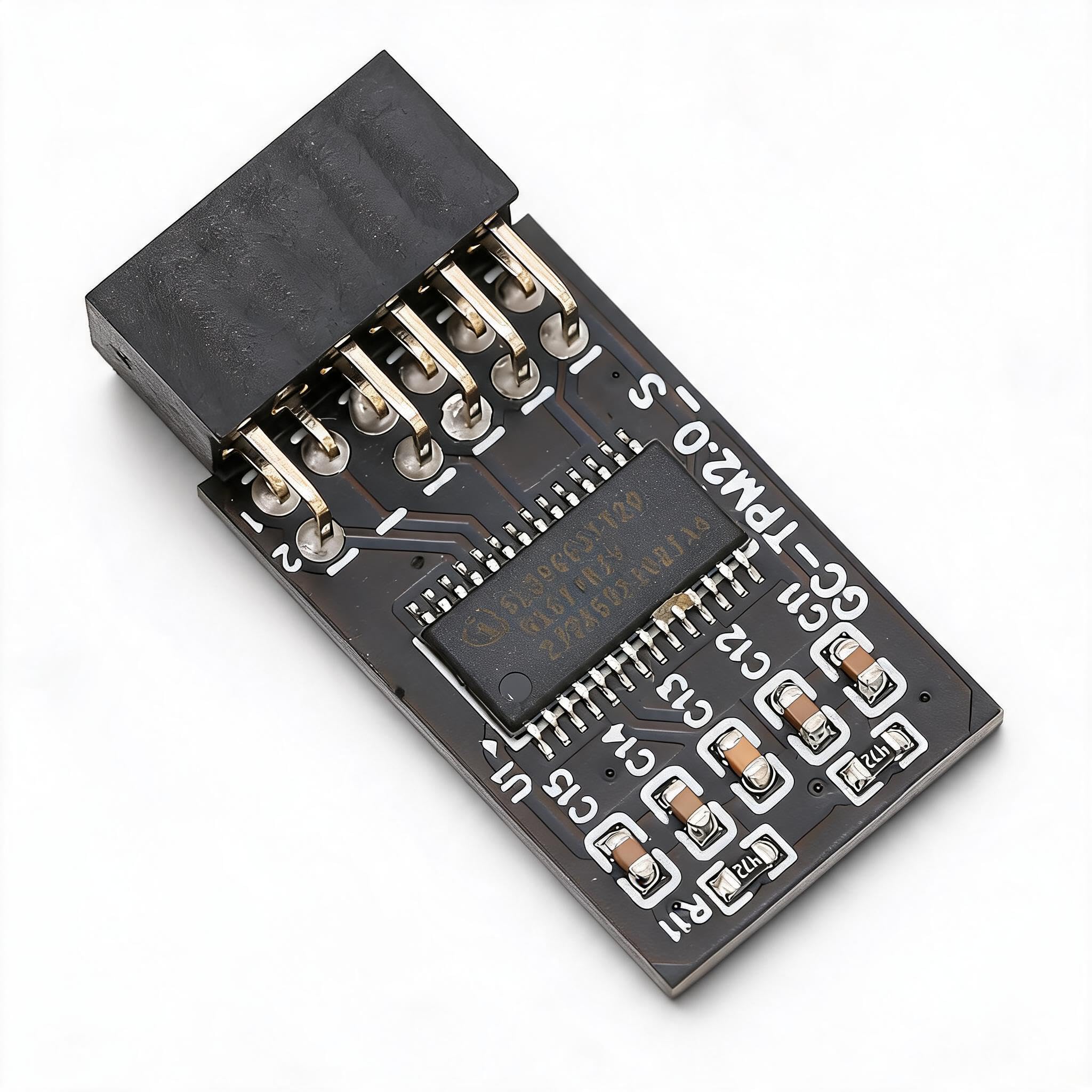 TPM 2.0 Encryption Security Module Compatible with Remote Card 11 Upgrade LPC TPM2.0 Module 12 pin for GIGABYTE Motherboards-picture-15