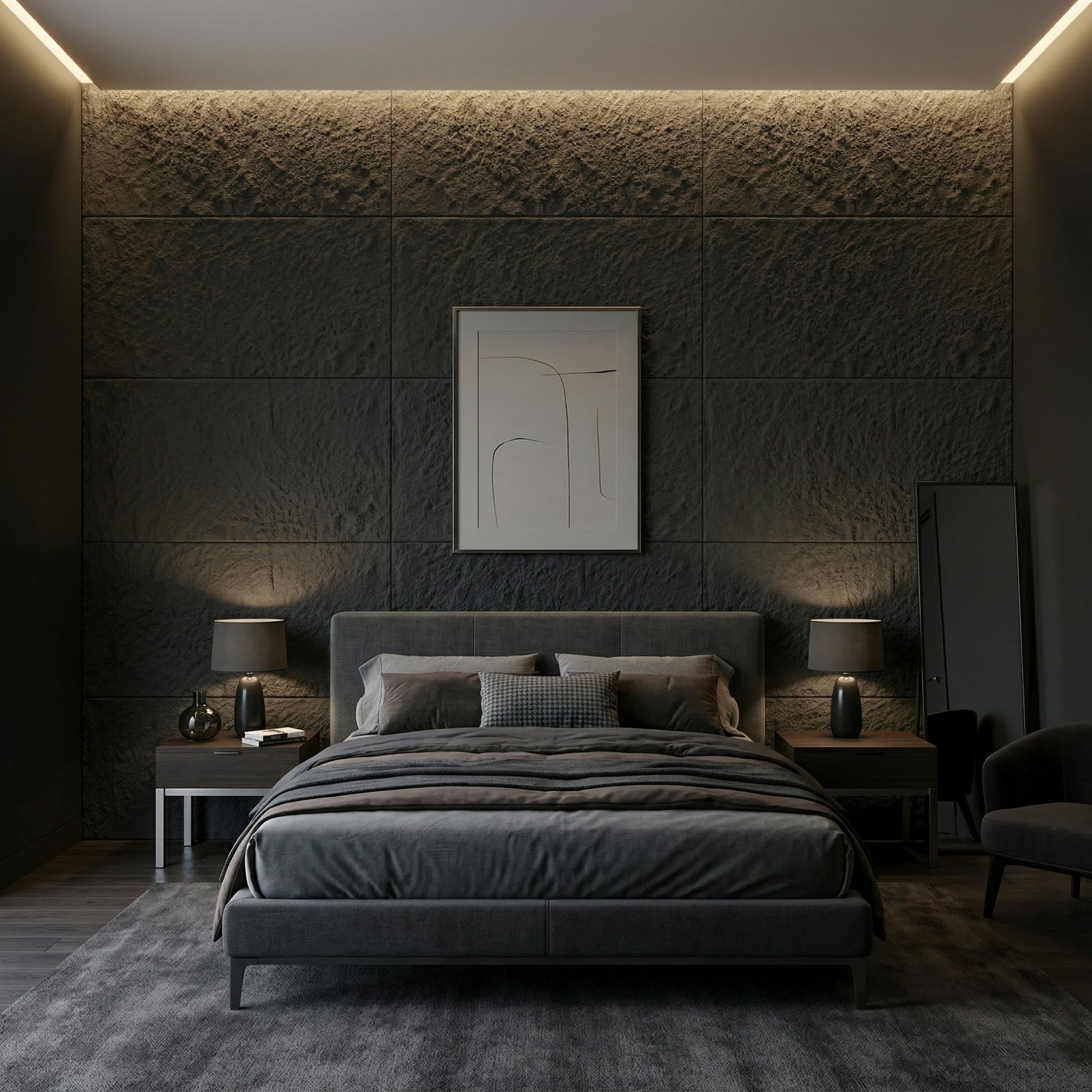 Aufun Pannelli da parete 3D effetto pietra, 120 x 60 cm, spessore 3 cm, rivestimento interno in polistirolo, pannelli leggeri da soffitto e pannelli da parete, in finta pietra, per soggiorno, cucina