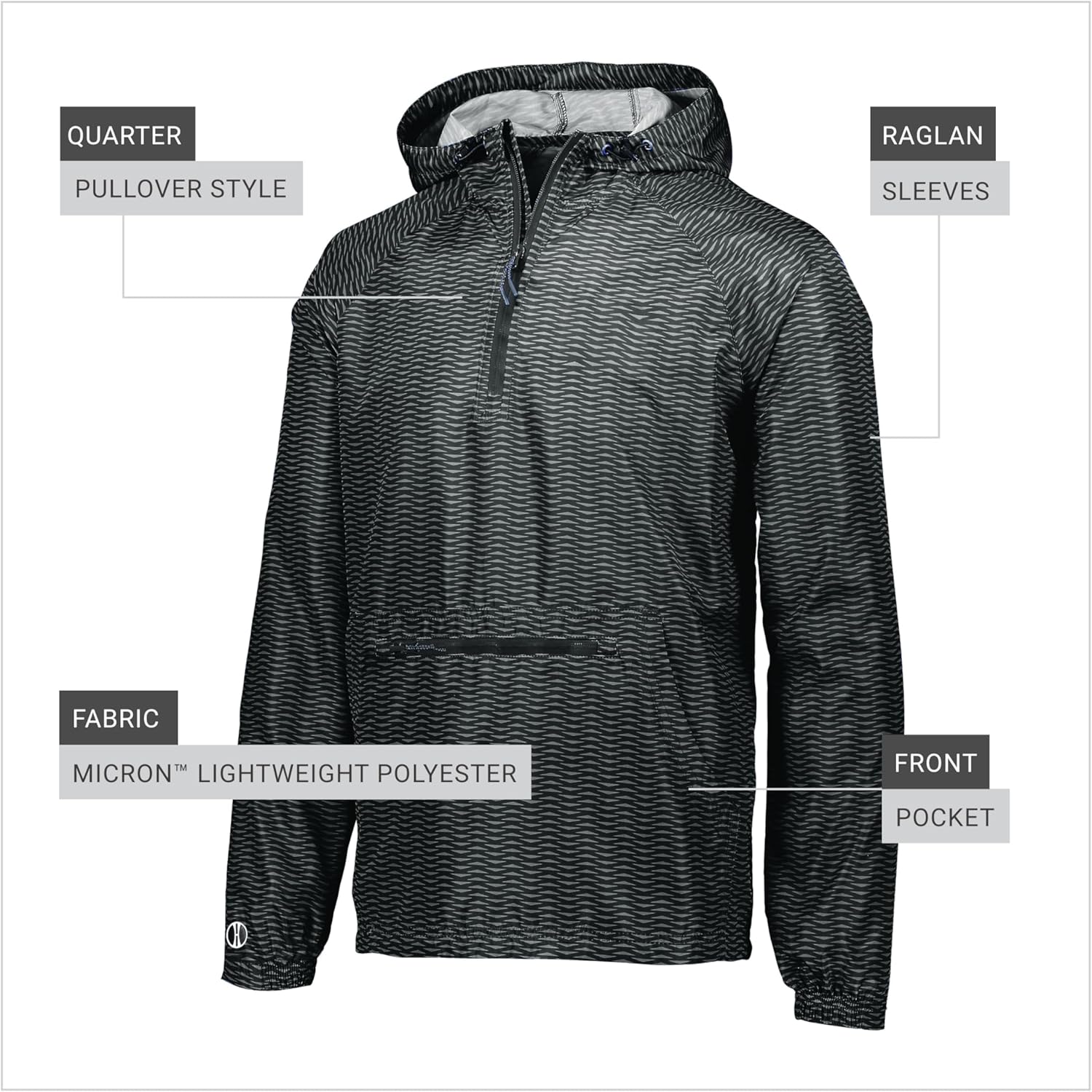 Holloway mens Holloway Range Packable Pullover - Image 3