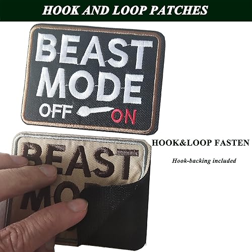 Miniatura 3 de TXSN 2 parches, parche divertido de gancho y bucle, insignia de bordado completo para chaleco de perro, arnés y gorras, bolsas, chalecos, chaquetas,