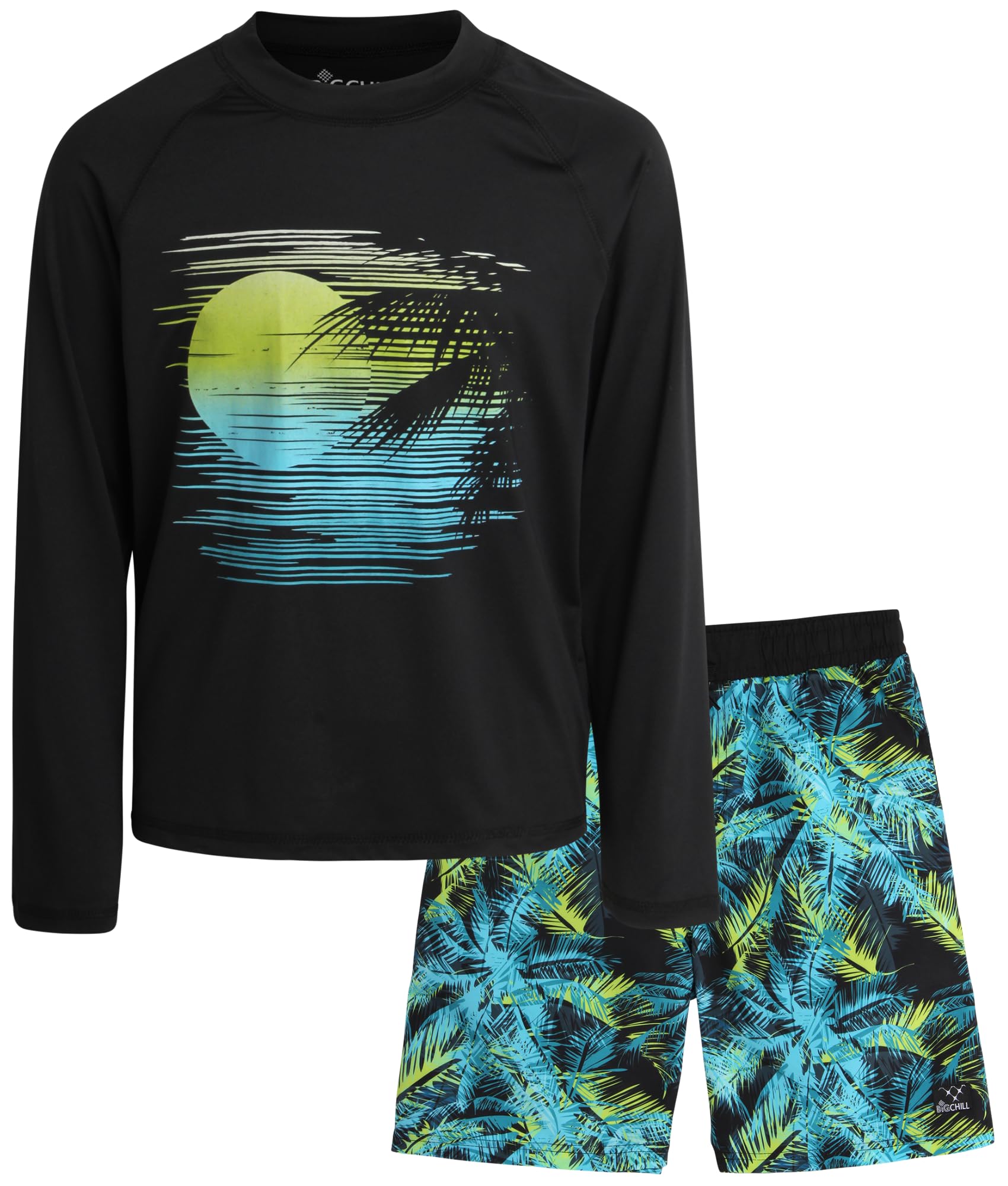 Big Chillboys Rash Guard Set Upf 50 Long Sleeve Swim Desertcart