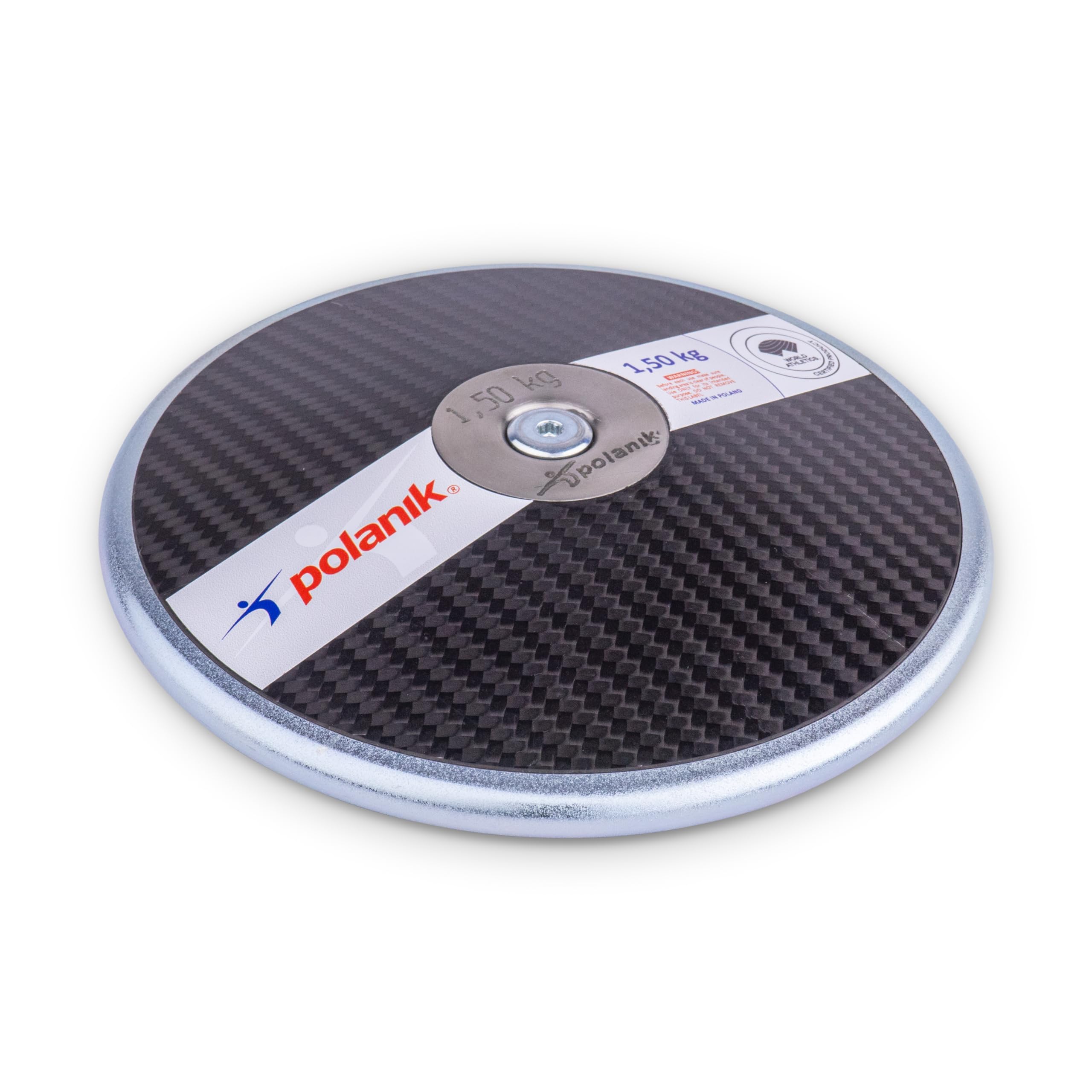 Polanik Disque de compétition CCD20 en Carbone avec disques centraux | 1,50 kg | Certifié WA I-20-1004 | Poids de Jante 69% | Disque pour Les lanceurs confirmés