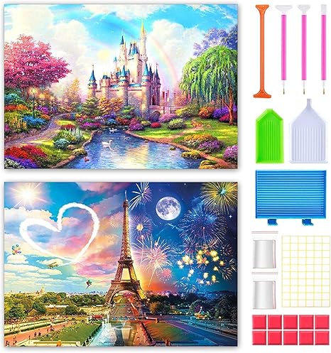 Amazon Supecent 2枚セット ダイヤモンドアート キット ダイアモンドビーズ絵画キット Diy 手作り絵画手芸キット 5d モザイクアート ダイヤモンド塗装 全面貼り付けタイプ 30x40cm 1 刺しゅうキット 通販 Amazon Supecent 2枚セット ダイヤモンドアート キット ダイアモンドビーズ絵画キット Diy 手作り絵画手芸キット 5d モザイクアート ダイヤモンド塗装 全面貼り付けタイプ 30x40cm 1 刺しゅうキット 通販