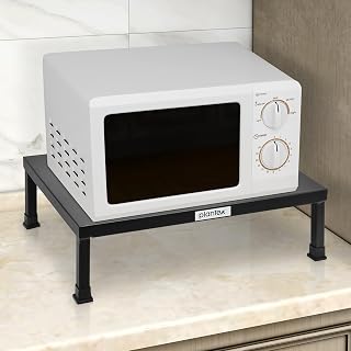 Plantex Oven Stand/Microwave Stand for Kitchen Platform/Microwave Storage Rack for Countertop Organization/Heavy-Duty Meta... Price In India