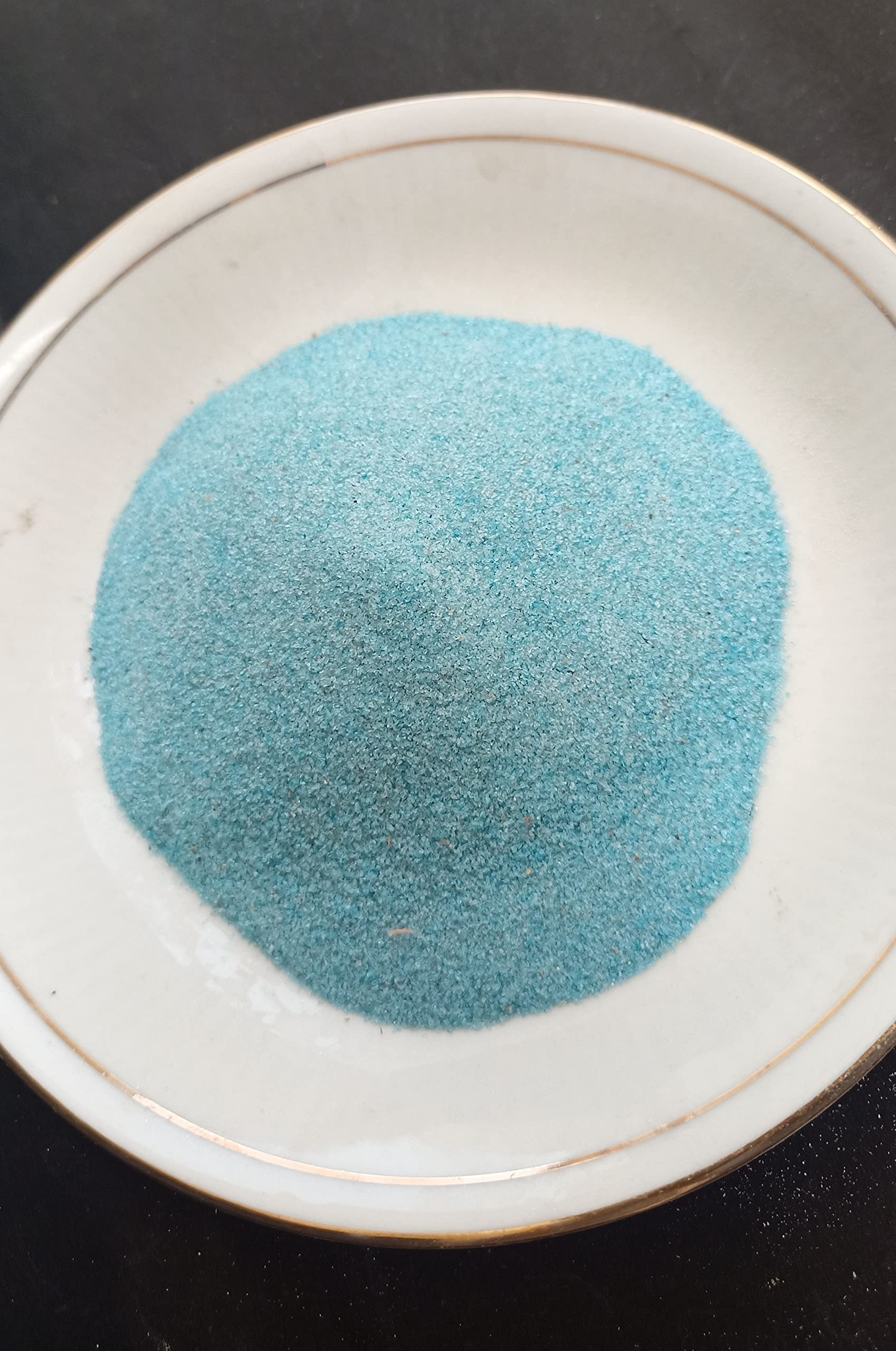 Natural Blue Apatite Crushed fine Powder 300 ct/ 60 Gm, Apatite Dust Powder for Painting, Mineral Art, Resin Art & Craft
