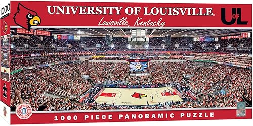 MasterPieces NCAA - Rompecabezas panorámico (1000 piezas), Gris, S