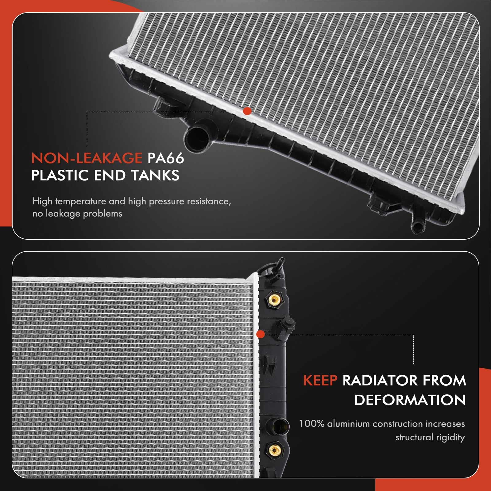 Car Radiator 3 Row Aluminum Radiator Fit 1982-92 86 Chevrolet Camaro RS ...