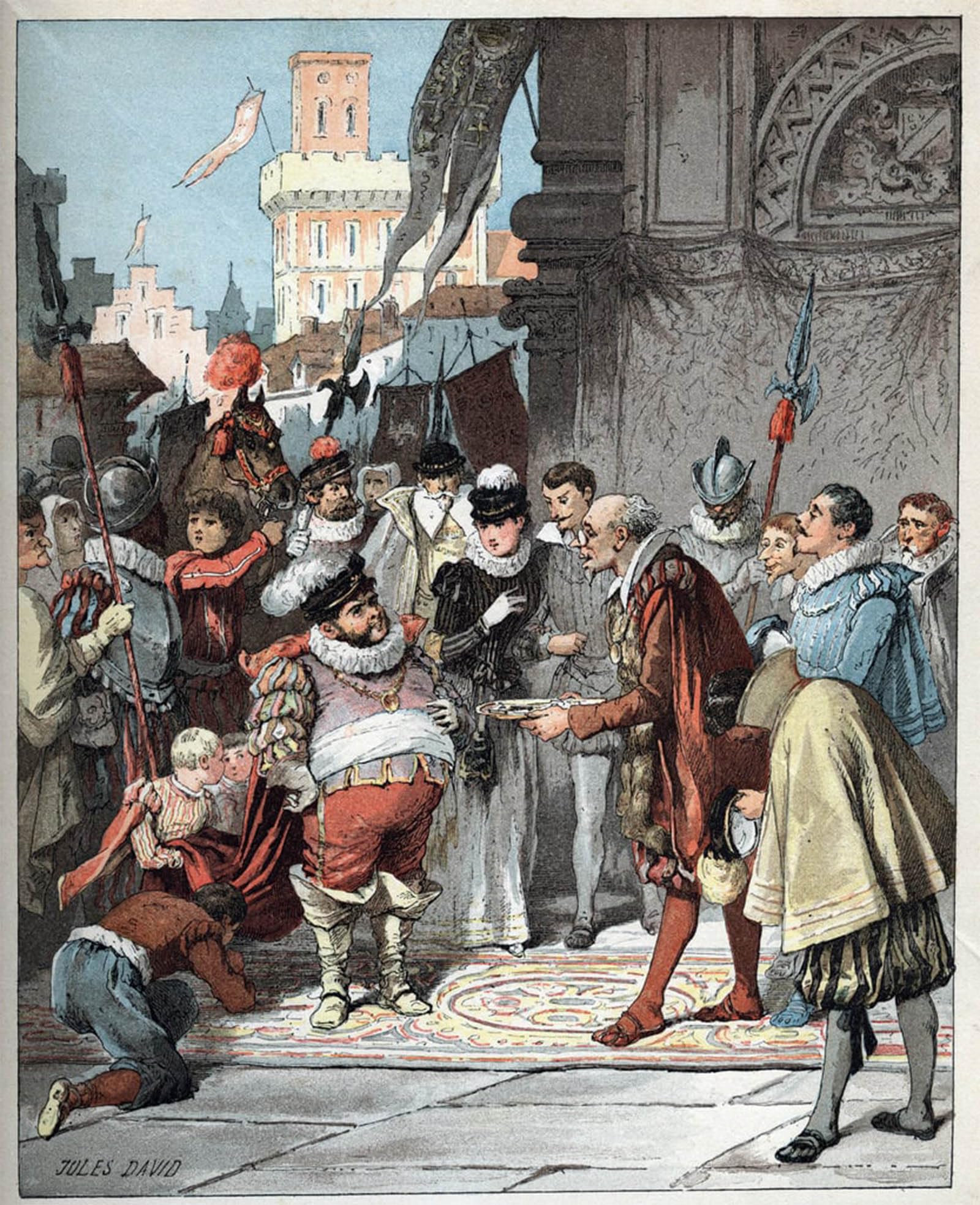 Impression toile Sancho Panza par Jules David - Tableau chic 60x90 - 5