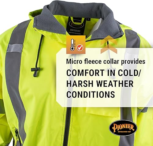 Miniatura 4 de Pioneer 5209U Hi Viz - Chamarra de seguridad con capucha desmontable