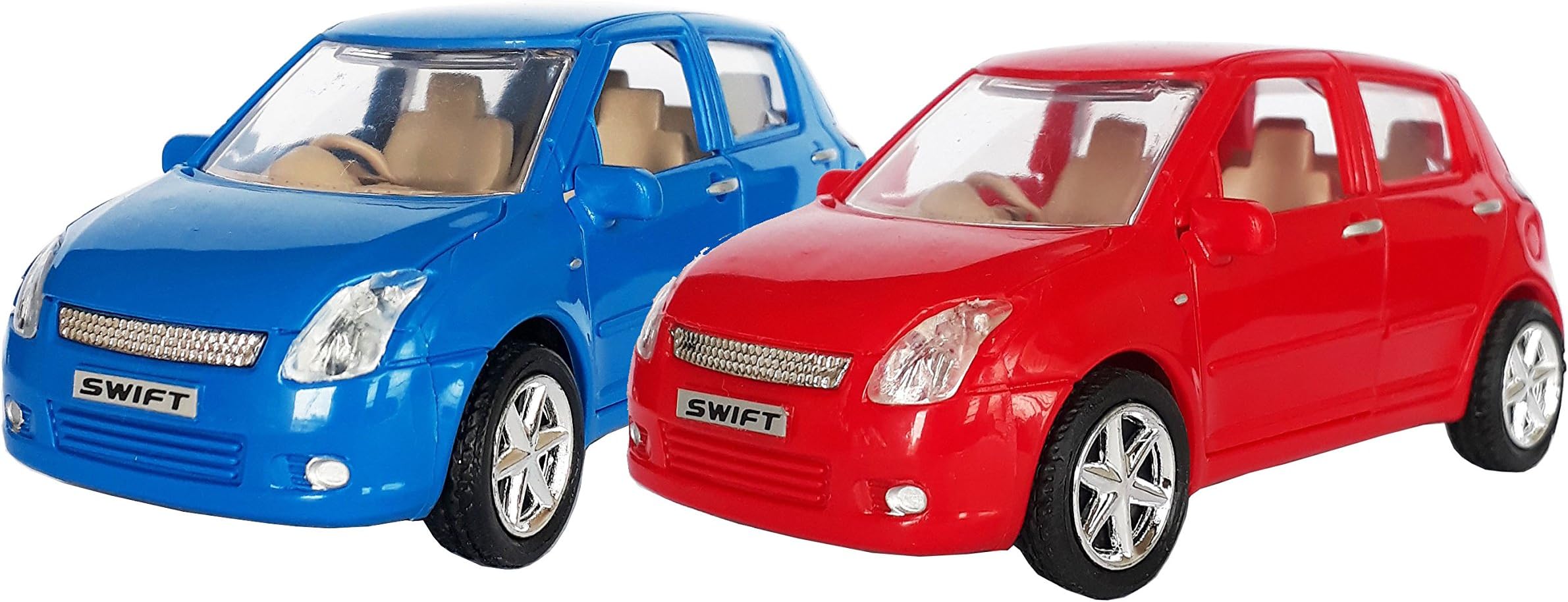 Jack Royal Maruthi Suzuki Swift Car (Set of 2) (Blue-Red)