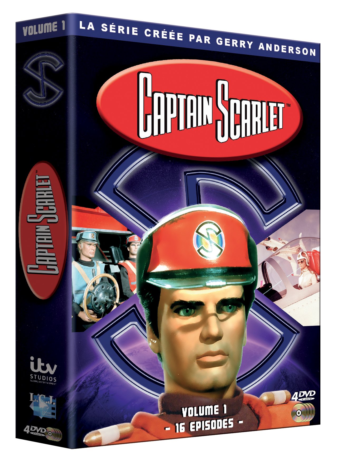 Captain Scarlet Vol 1 en DVD para disfrutar de una tarde de series retro en casa
