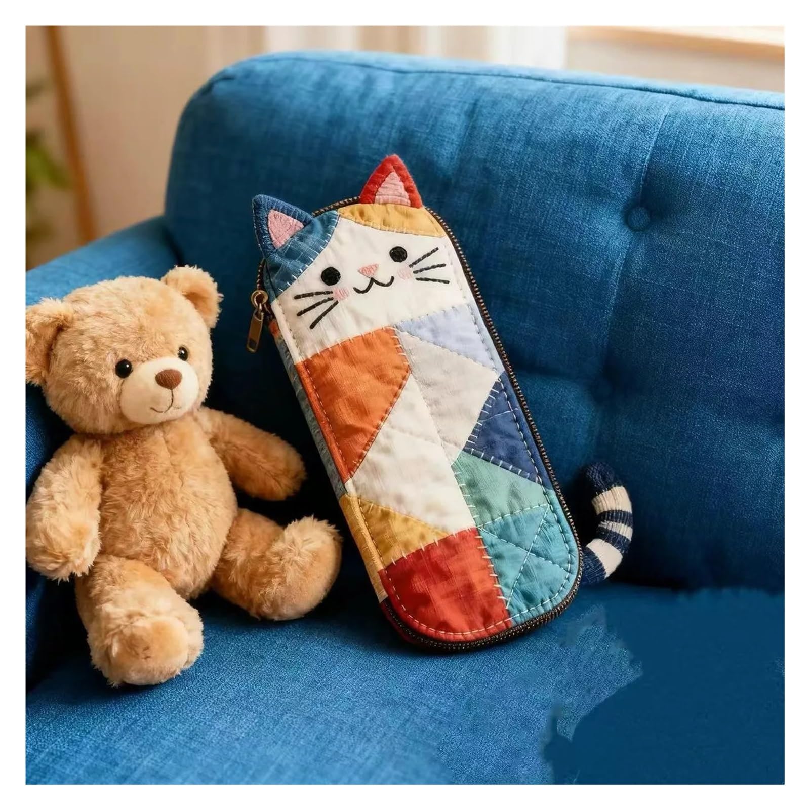 Astuccio patchwork for la scuola